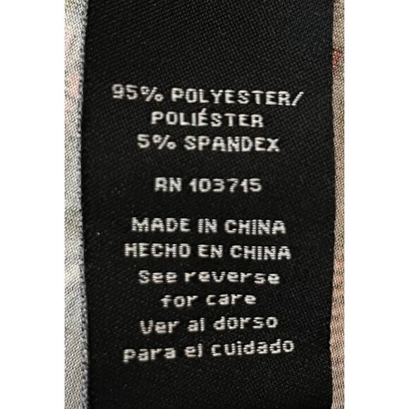 ZAC & RACHEL3/4 SLV PULL-OVER TUNIC BLOUSE, WOMENS, 2X-BLACK & MULTICOLOR FLORAL - Picture 9 of 10